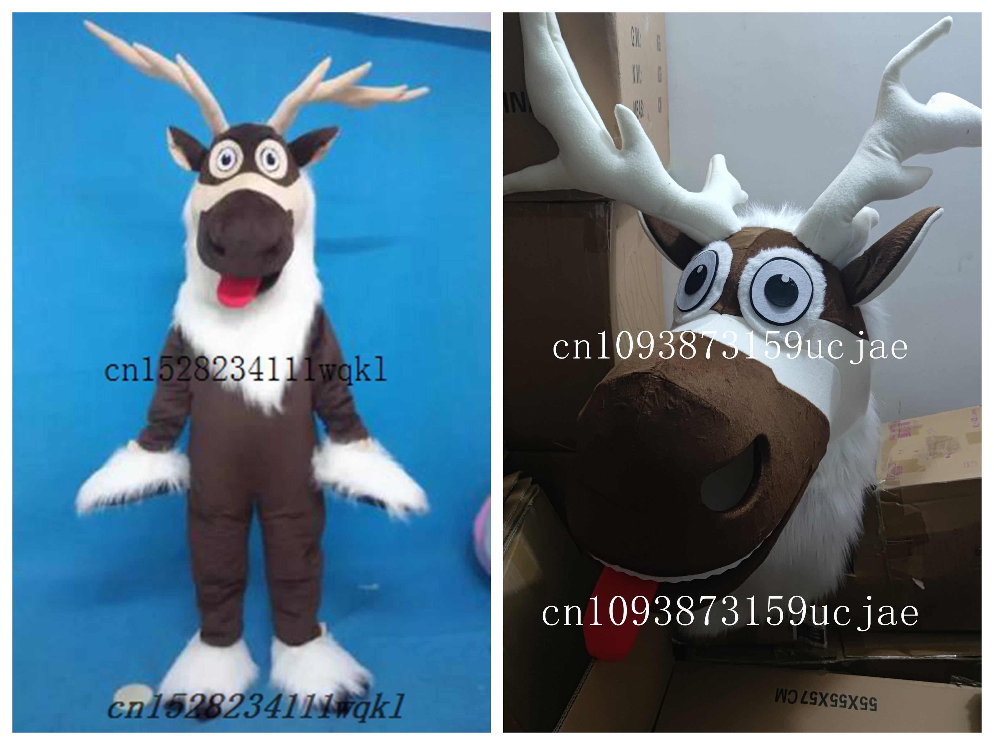 Costume Mascotte Renne Adulte - Idéal pour Fêtes & Événements