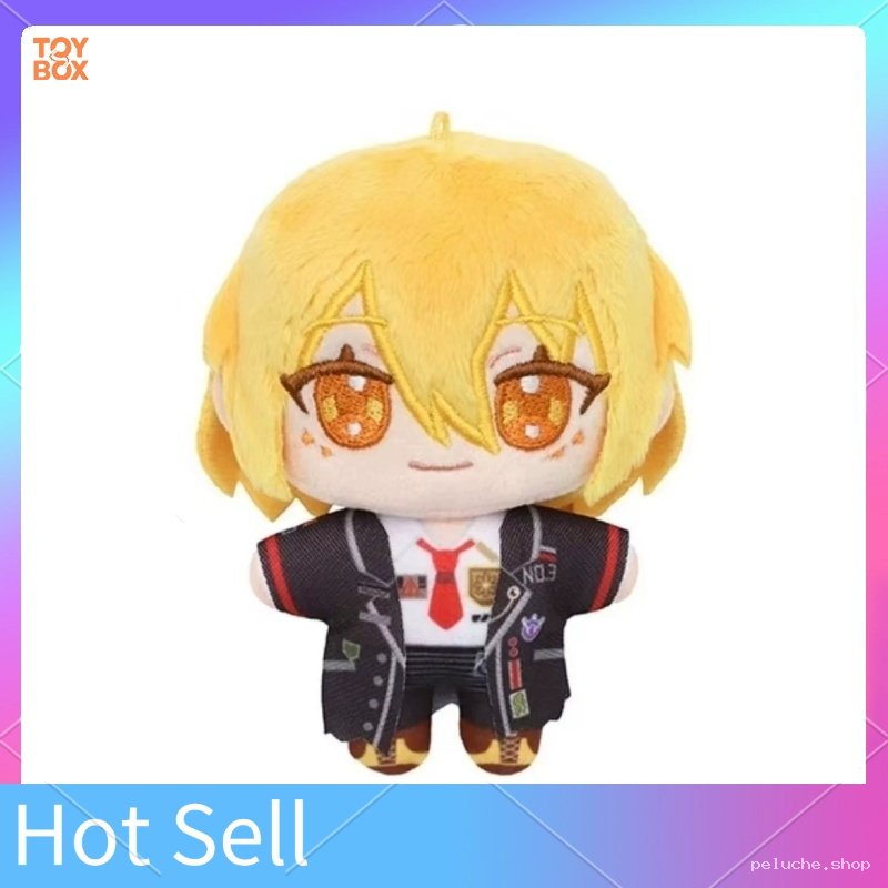 Peluche Anime Mignonne Personnage Cheveux Jaunes Yeux Ambre | Toy Box