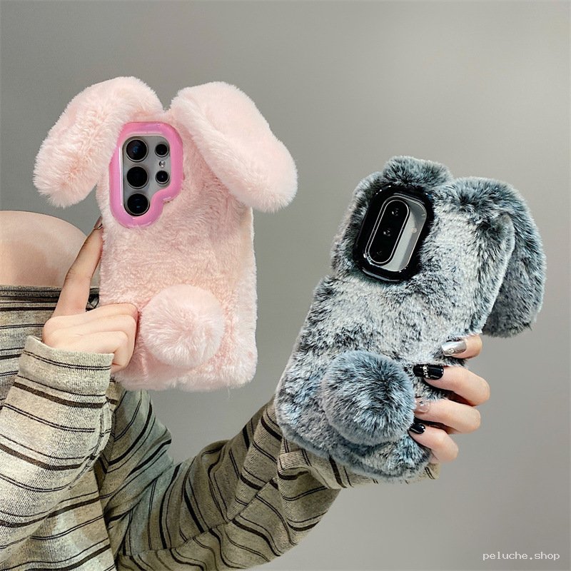 Coque Lapin Peluche | Douceur & Protection pour Téléphone
