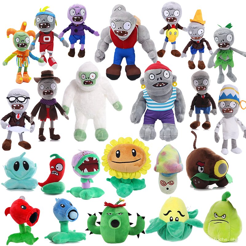 Peluches Plants vs Zombies – Collection complète figurines