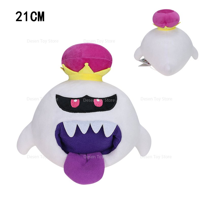 Peluche King Boo Mario 21cm - Jouet Fantôme Super Mario