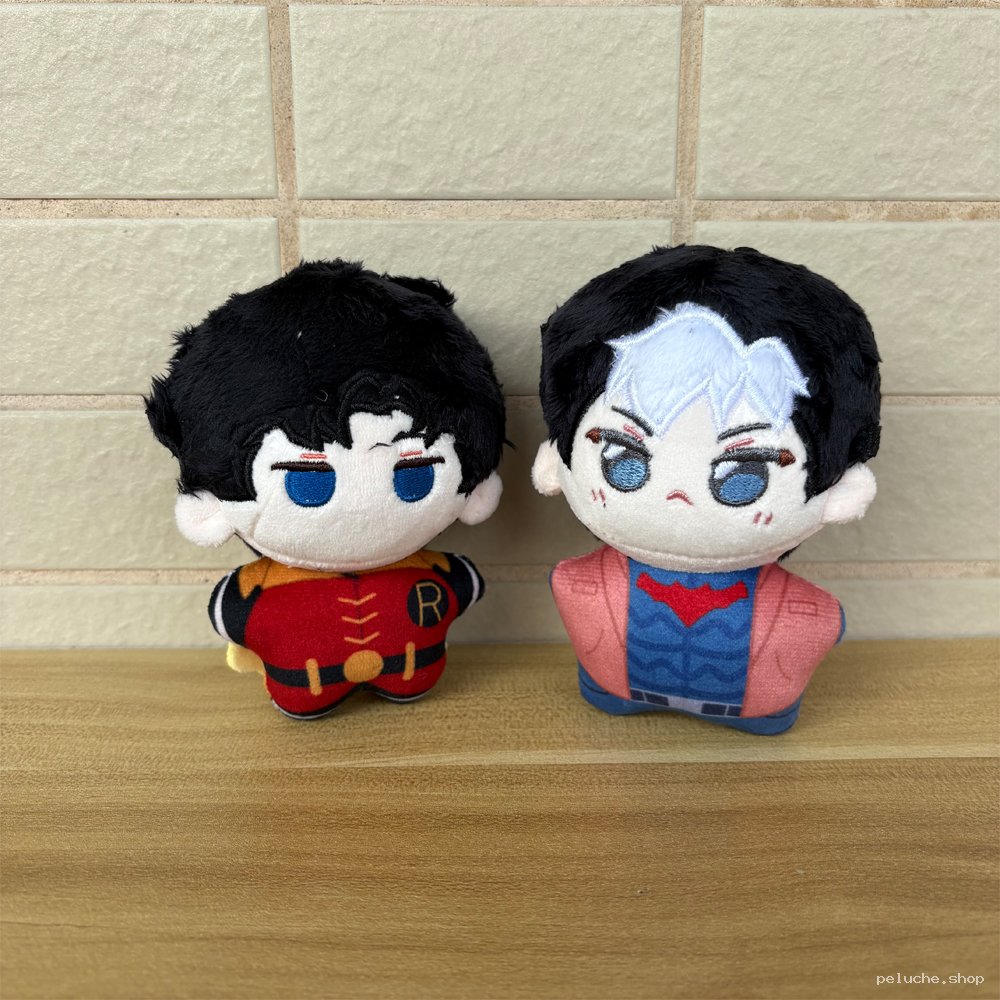 Peluche Robin et Red Hood - Figurines super-héros DC Comics
