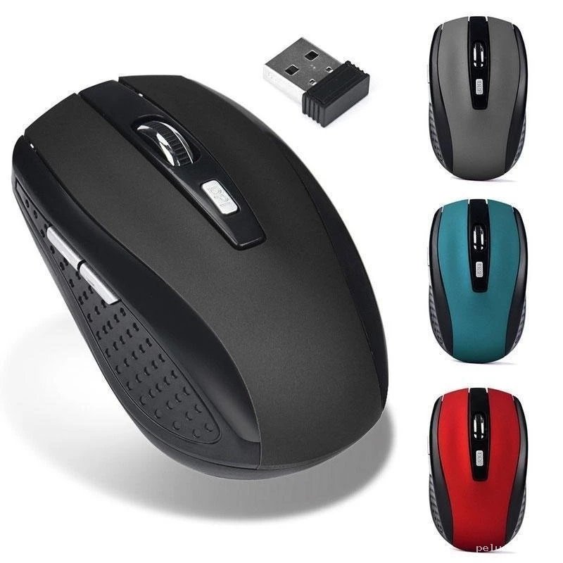 Souris Sans Fil Ergonomique USB pour PC et Mac - Multi-couleurs
