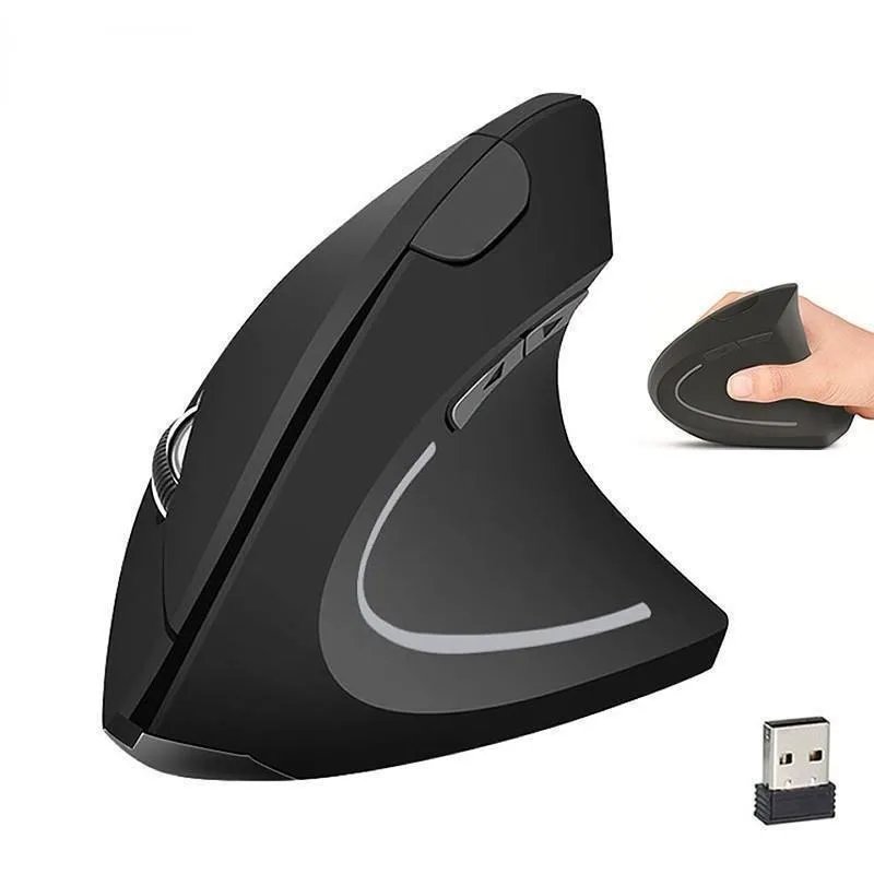 Souris Ergonomique Verticale Sans Fil – Confort Optimal