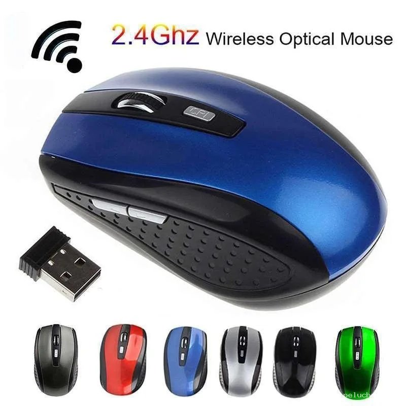 Souris Optique Sans Fil 2.4GHz | Ergonomie & Précision