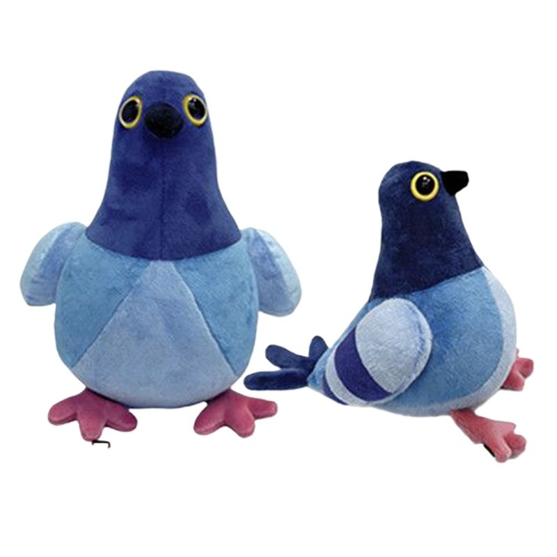 Peluche Pigeon Bleu Mignonne et Douce - Jouet pour Enfants