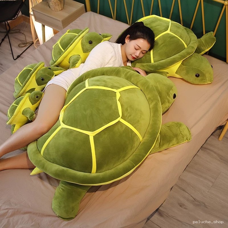 Peluche Tortue Géante Ultra Douce | Doudou Câlin Adulte & Enfant