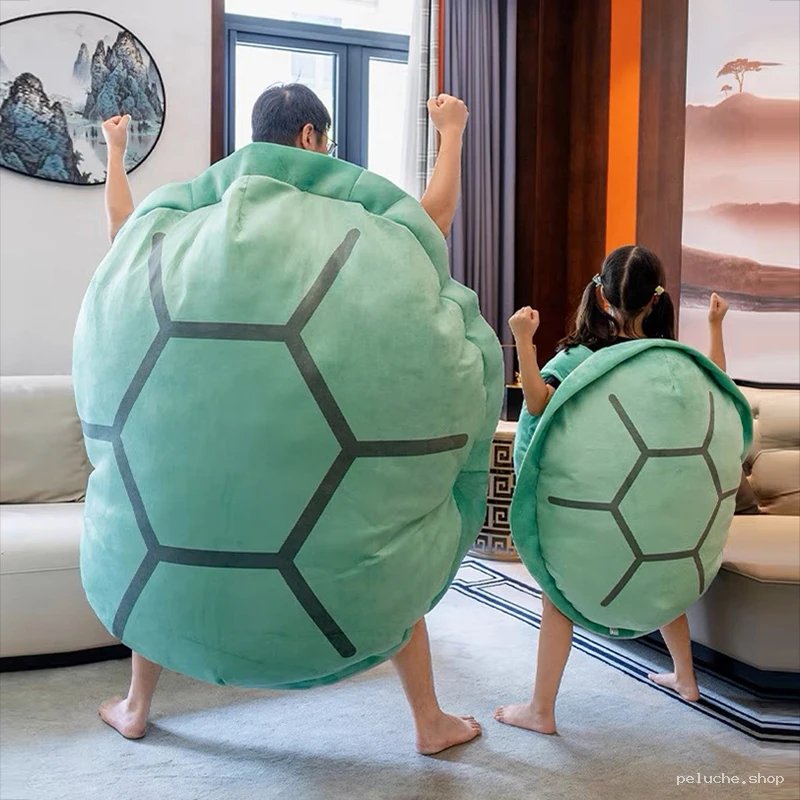 Peluche Carapace de Tortue Géante | Coussin Doux et Amusant