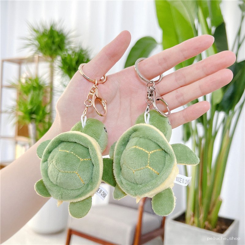 Porte-clés Tortue en Peluche Douce | Accessoire Mignon