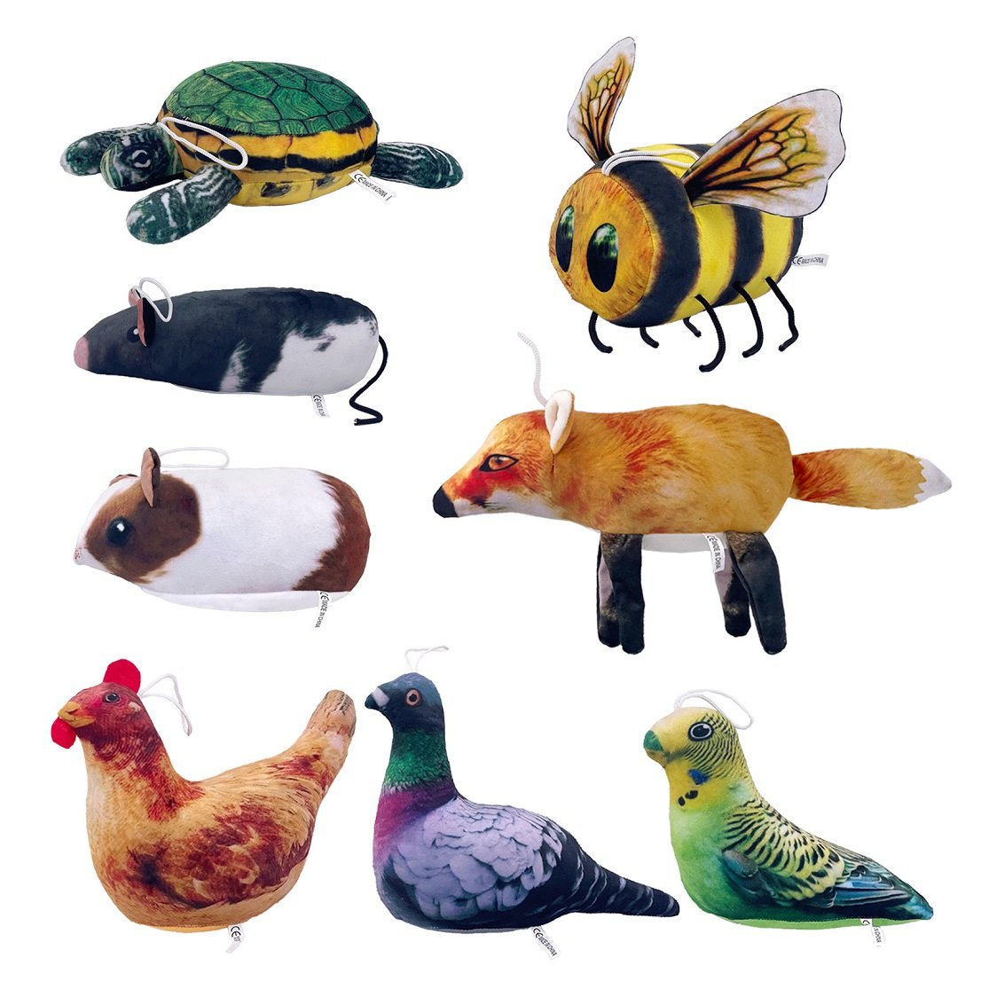 Peluches Animaux Réalistes - Grande Variété de Jouets Doux