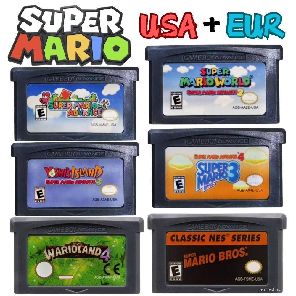 Collection Jeux GBA Super Mario & Amis - USA + EUR