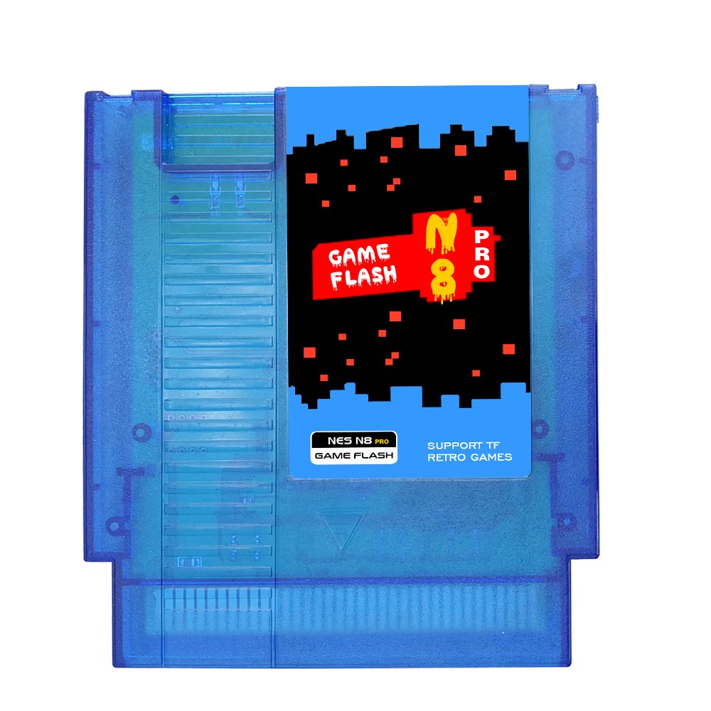 NES N8 Pro Game Flash Bleue | Cartouche Rétro Gaming TF