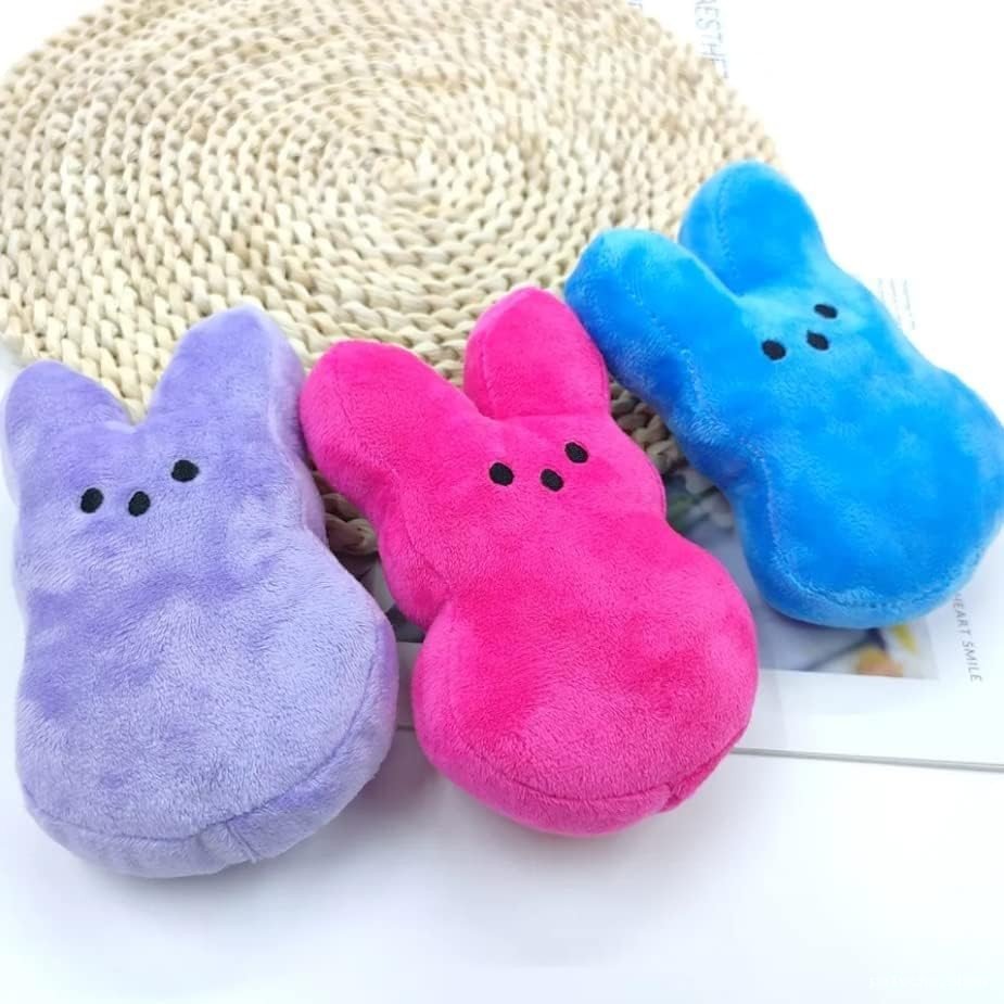 Adorables Peluches Lapins Couleurs Vives - Douceur et Joie