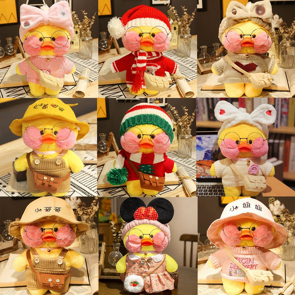 Adorables Canards Lalafanfan en Peluche | Tenues Tendance