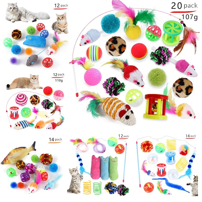 Ensemble de Jouets pour Chat - Plaisir et Activité Assurés