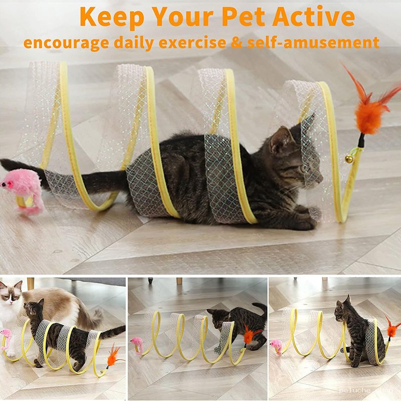 Tunnel de jeu interactif pour chat - Activité & Divertissement