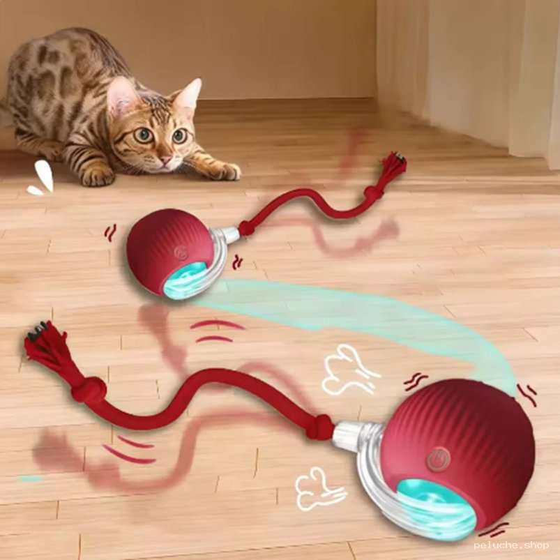 Jouet Interactif Chat Automatique - Balle Intelligente