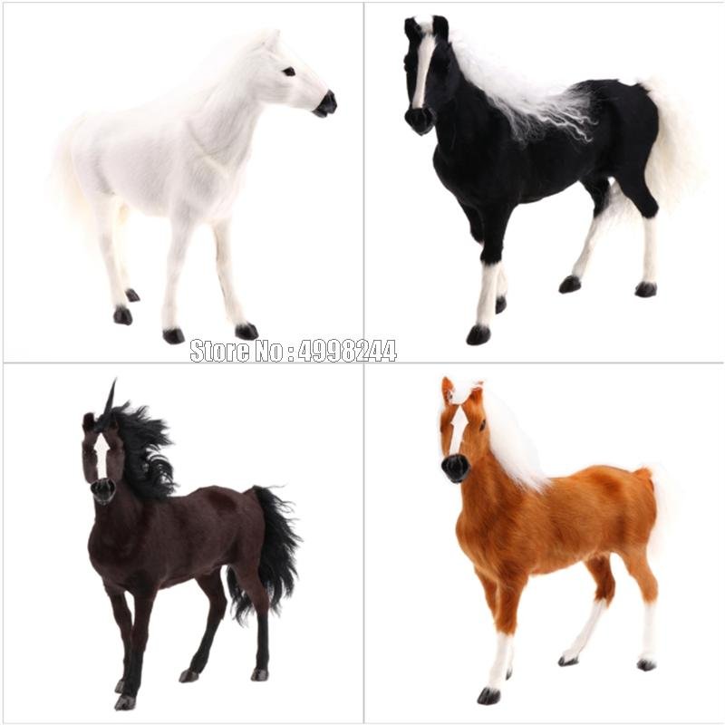 Lot de Figurines Chevaux & Licorne Réalistes - Plusieurs Couleurs