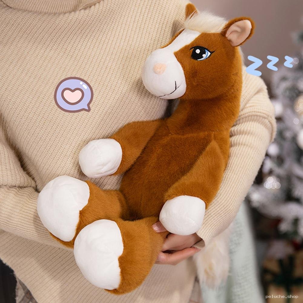 Peluche Cheval Doux et Mignon – Compagnon Idéal pour Enfants