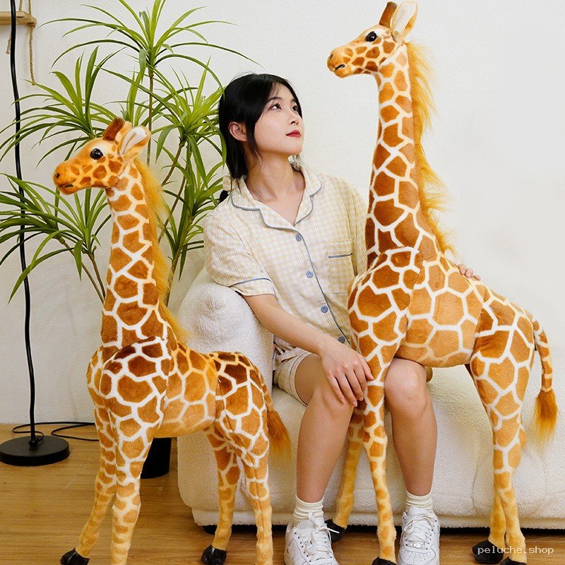 Grande Peluche Girafe Ultra Douce - Décoration & Câlins