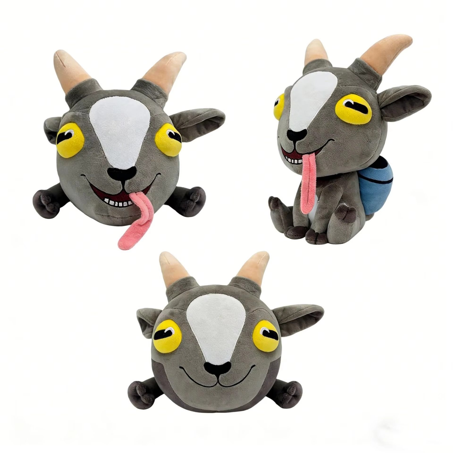 Peluche Chèvre Malicieuse - Compagnon Adorable et Amusant