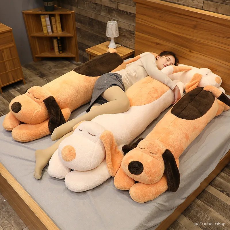 Peluche Chien Géant Doux | Coussin de Corps Confortable