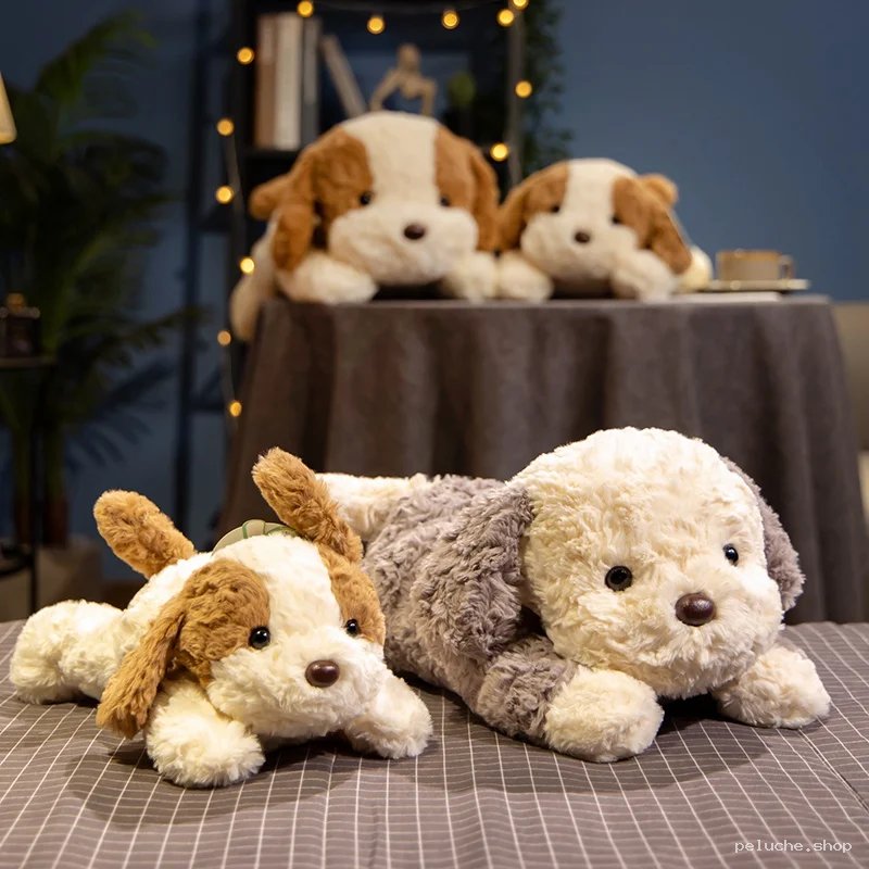 Adorables Peluches Chiens Douces | Réalistes | Cadeau Idéal