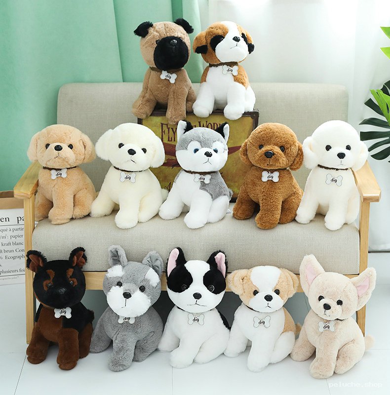 Peluche Chien : Adorables Doudous Chiens Doux et Mignons