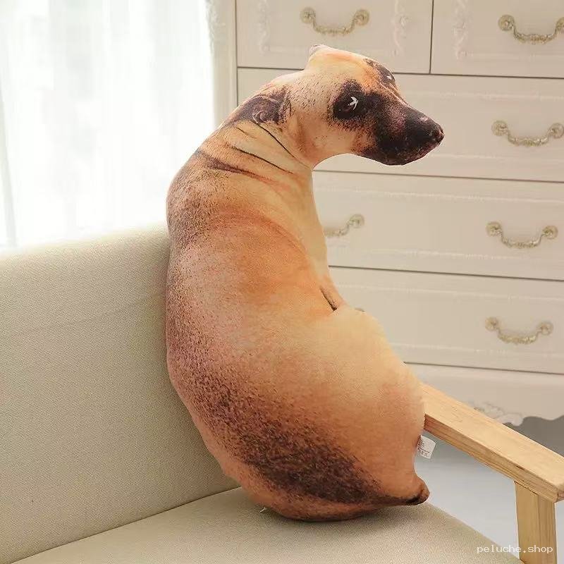 Peluche Chien Réaliste | Coussin Doux | Décoration Originale