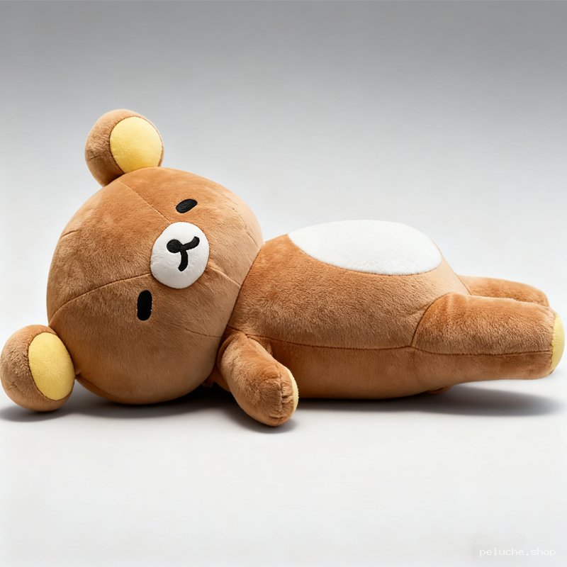 Doudou Ours Brun Relax Peluche Douce Rilakkuma Style