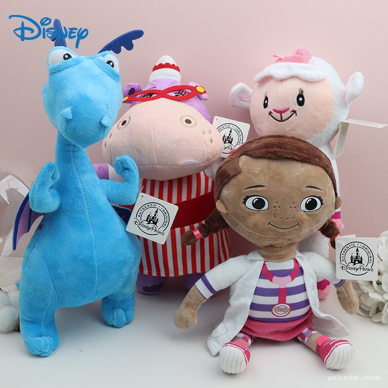 Peluche Docteur La Peluche Disney - Doc, Stuffy, Hallie, Lambie