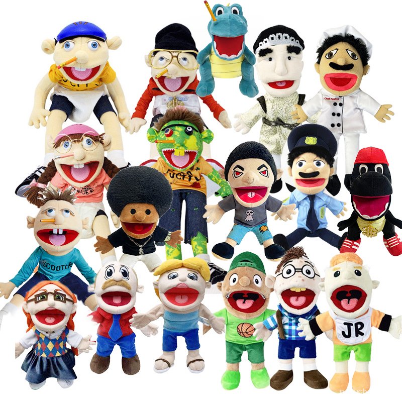 Peluches Marionnettes SML: Jeffy, Junior, Cody et Amis