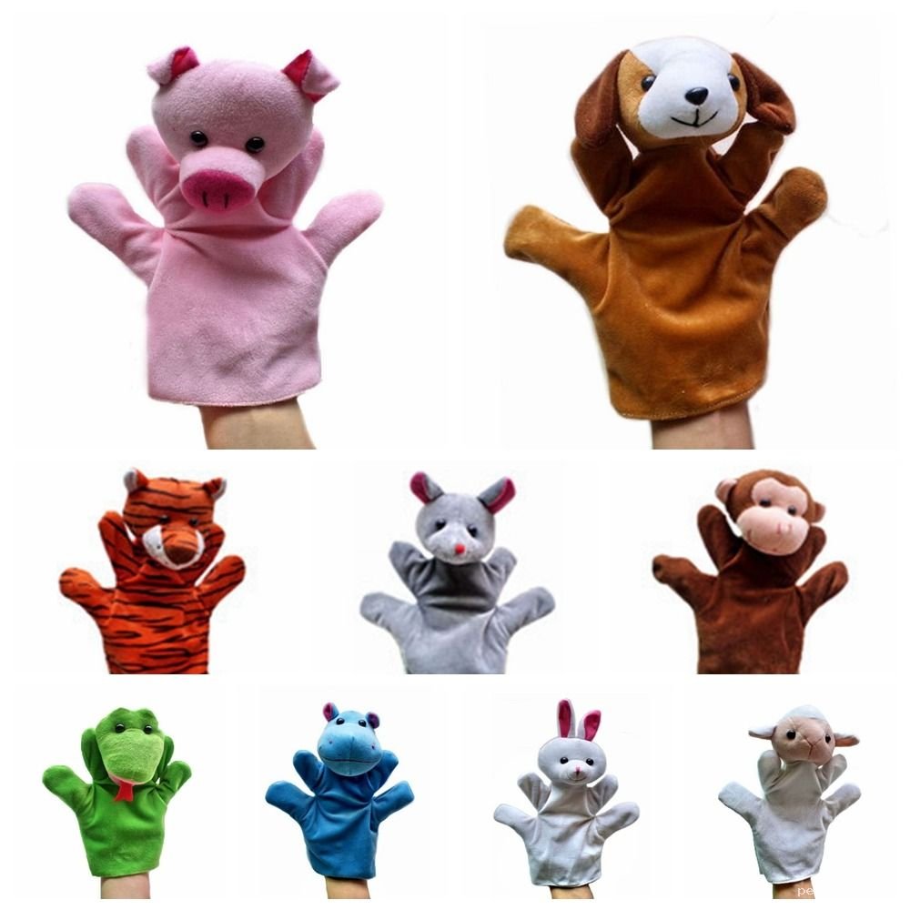 Marionnettes à main Animaux Peluche pour Enfants