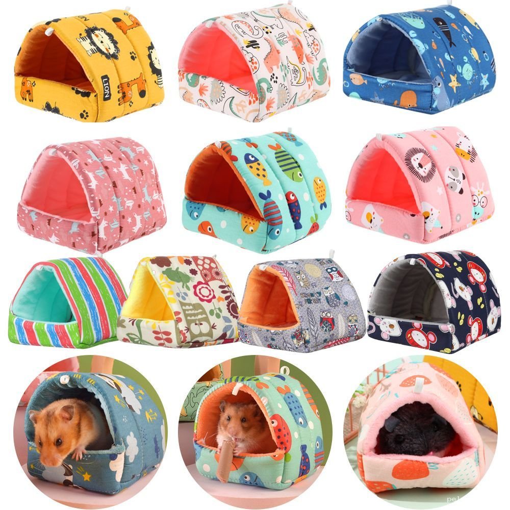 Nid Douillet et Lit Confortable pour Hamster et Petits Animaux