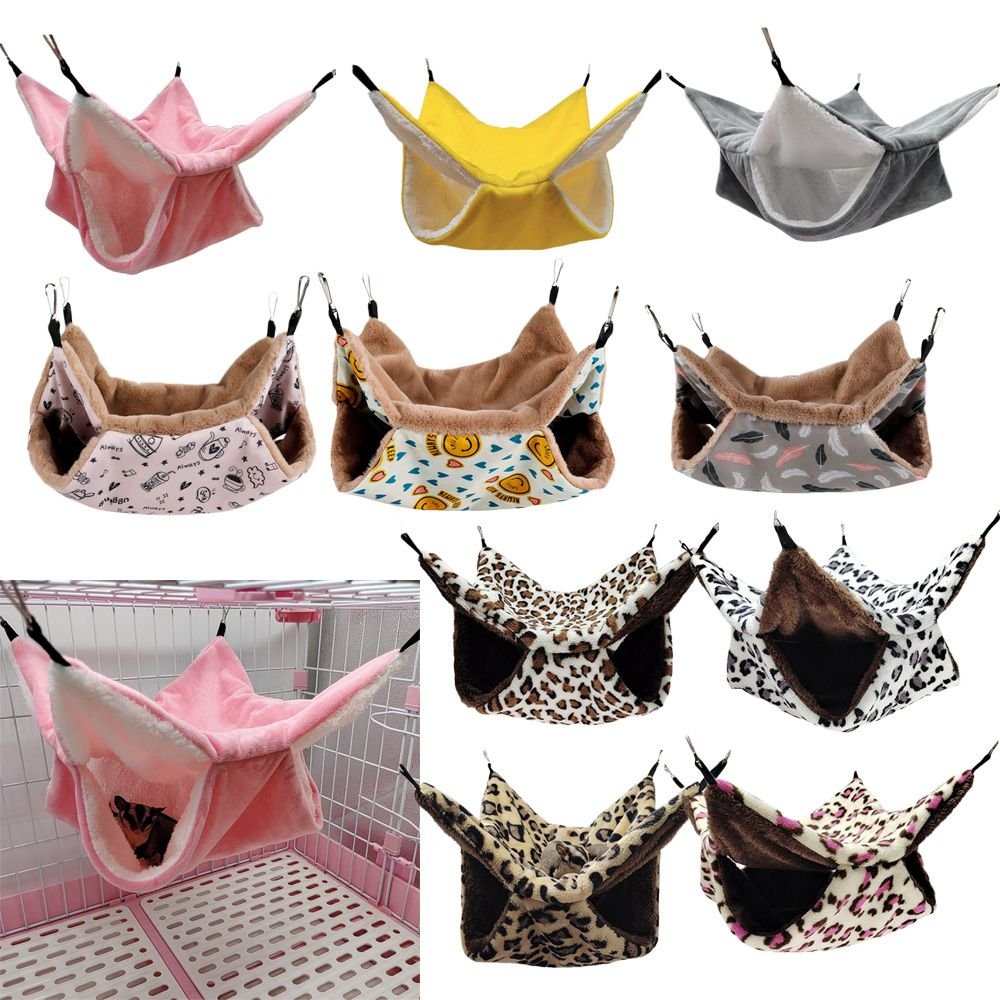 Hamac Doux & Chaleureux pour Petits Animaux - Divers Motifs