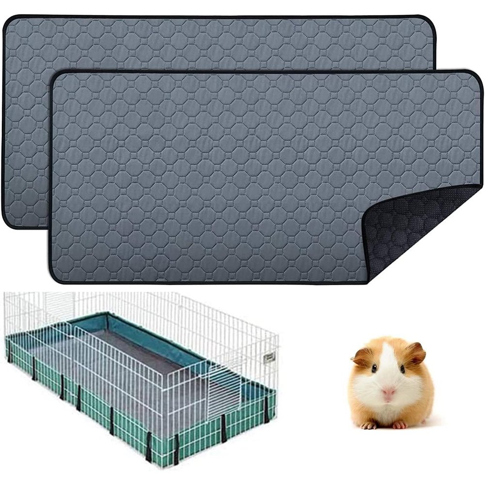Tapis Cage Cobaye Réutilisable & Lavable - Confort Idéal