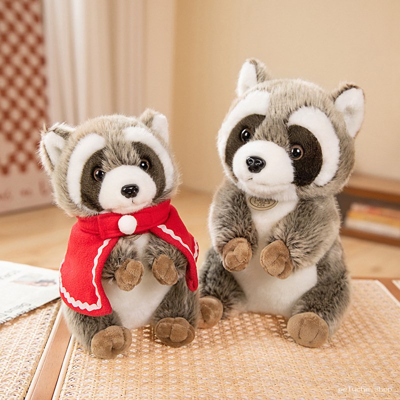 Peluche Raton Laveur Doux et Adorable – Cadeau Idéal