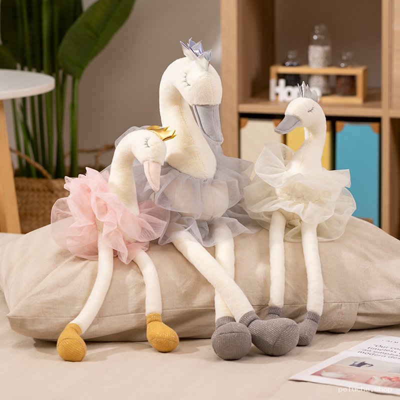 Peluche Cygne Princesse Douce | Jouet Enfant & Déco Chambre