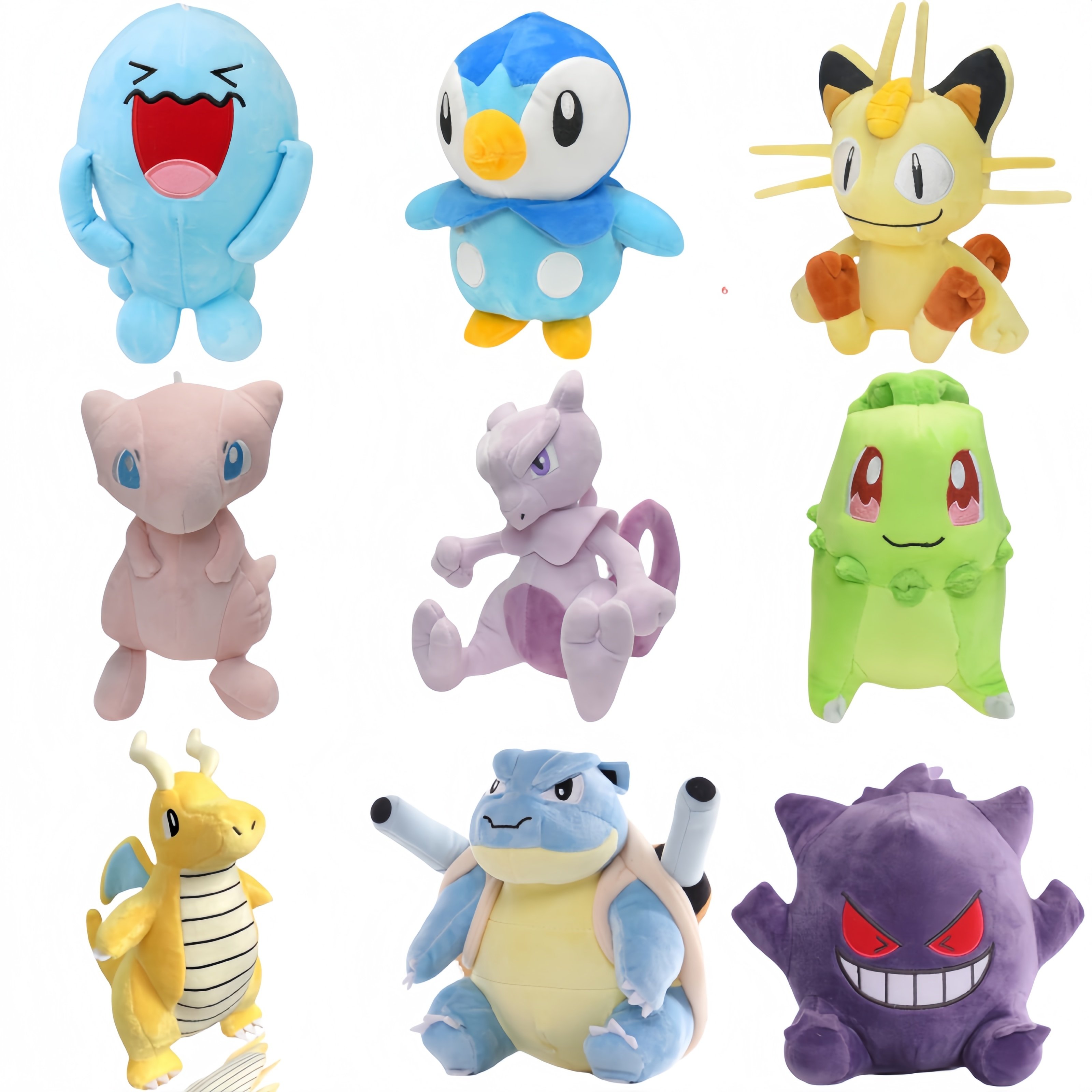 Peluches Pokémon douces et adorables - collection complète