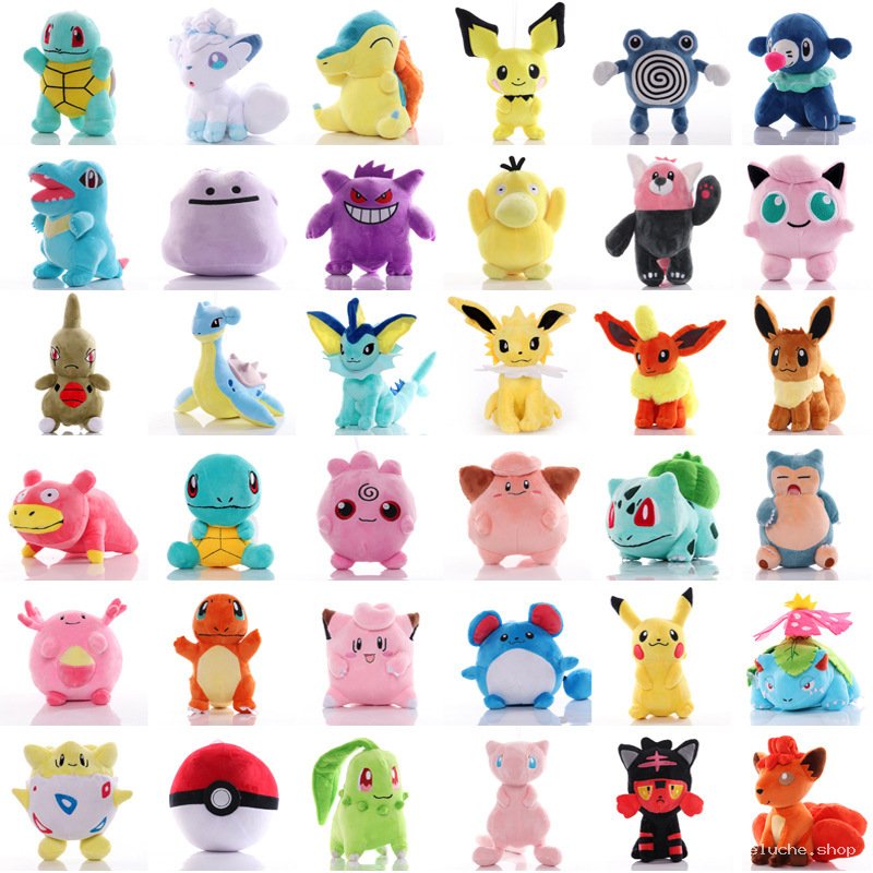 Grande Collection de Peluches Pokémon Douces