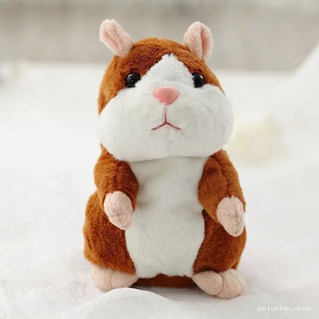Peluche Hamster Mignon Doux et Parlant - Cadeau Enfant