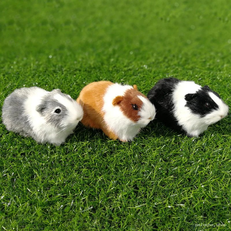 Peluche Cochon d'Inde Réaliste | Adorable Compagnon Doux