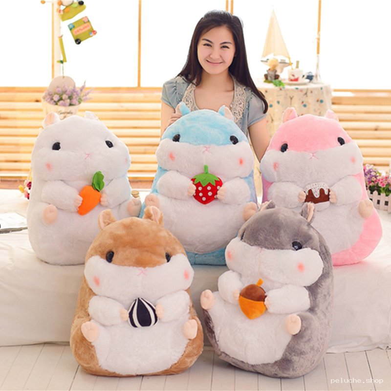 Peluche Hamster Kawaii – Douce, Mignonne & Variété Couleurs