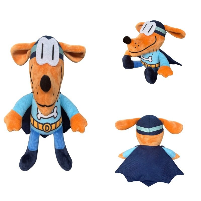 Peluche Dog Man Le Super Chien Héros | Douce & Collectionnable