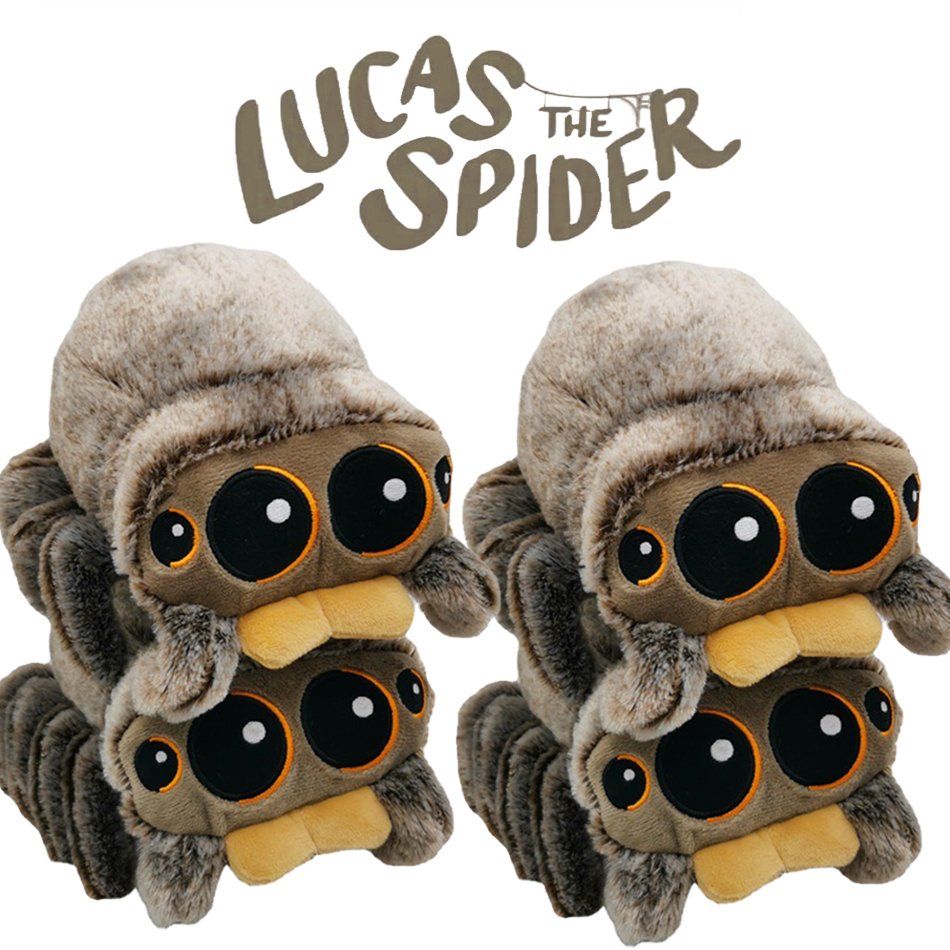 Peluche Lucas l'Araignée Officielle - Doux Doudou Adorable