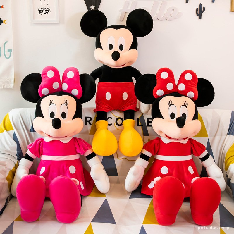 Peluches géantes Mickey & Minnie Disney | Douceur et Magie