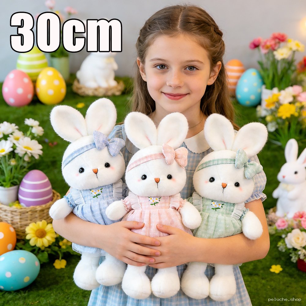 Adorable Peluche Lapin 30cm - Cadeau Parfait Enfant