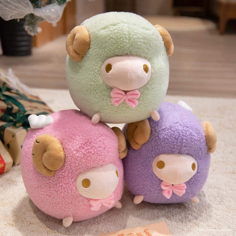 Peluche Mouton Kawaii Douce | Multicolore | Idée Cadeau Mignon