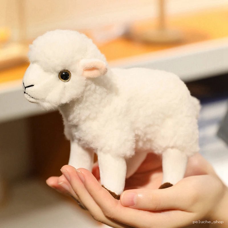 Peluche Mouton Doux et Adorable | Doudou Blanc pour Enfants