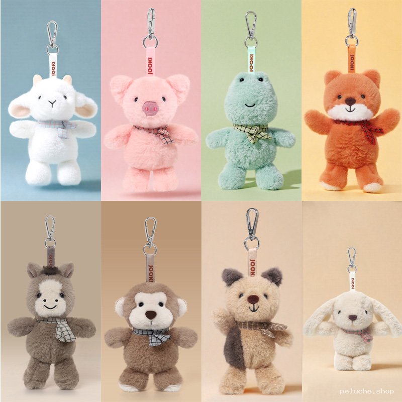 Porte-clés Peluche JOOKI Animaux Mignons et Doux